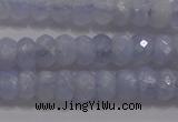 CAG5993 15.5 inches 4*6mm faceted rondelle blue lace agate beads