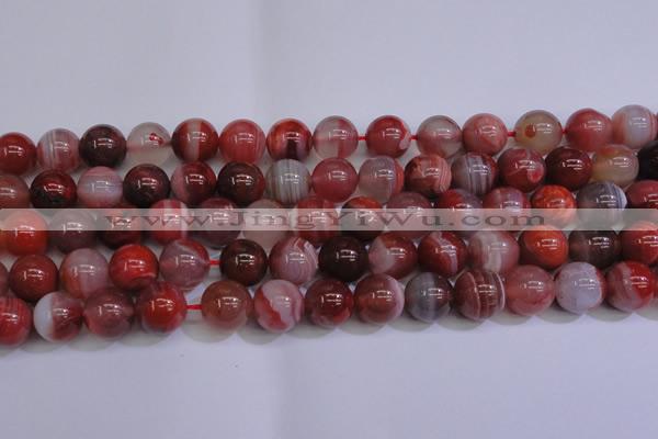CAG6113 15.5 inches 10mm round south red agate gemstone beads