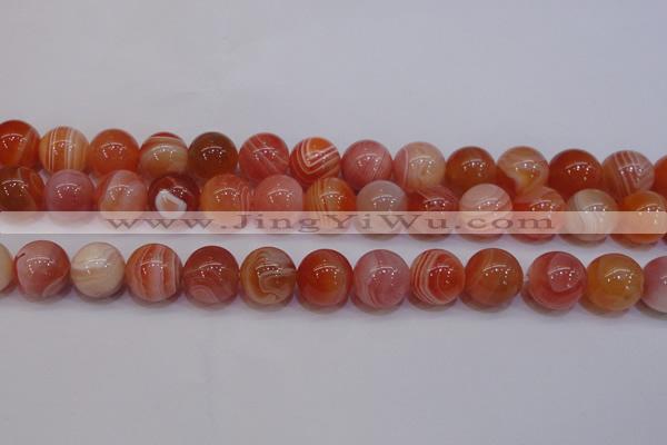 CAG6344 15 inches 12mm round red botswana agate beads wholesale