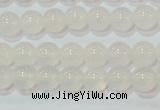 CAG6501 15.5 inches 6mm round Brazilian white agate beads
