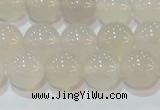 CAG6503 15.5 inches 10mm round Brazilian white agate beads