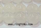 CAG6504 15.5 inches 12mm round Brazilian white agate beads