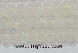CAG6520 15.5 inches 4*6mm rondelle Brazilian white agate beads