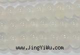CAG6521 15.5 inches 5*8mm rondelle Brazilian white agate beads