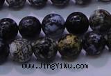 CAG6651 15.5 inches 6mm round blue ocean agate gemstone beads