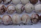 CAG6662 15.5 inches 8mm round Mexican crazy lace agate beads