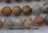 CAG6672 15.5 inches 8mm round natural crazy lace agate beads