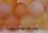 CAG6693 15 inches 14mm round multicolor pilates agate beads