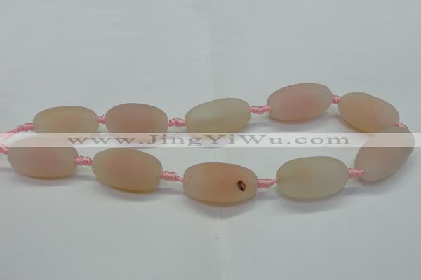 CAG6755 15 inches 16*28mm – 18*30mm drum pilates agate beads