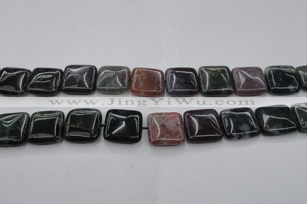 CAG6781 15.5 inches 18*18mm square Indian agate beads wholesale