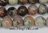 CAG7003 15.5 inches 10mm round ocean agate gemstone beads