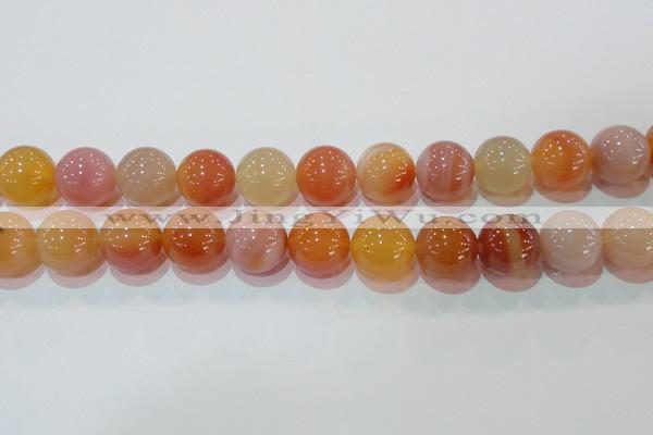 CAG7138 15.5 inches 20mm round red agate gemstone beads