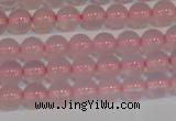 CAG7149 15.5 inches 4mm round pink agate gemstone beads