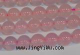 CAG7150 15.5 inches 6mm round pink agate gemstone beads