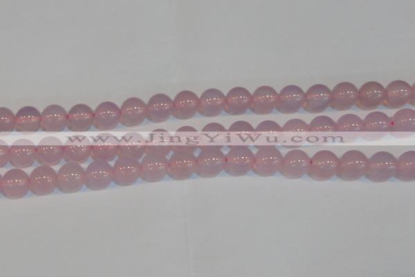 CAG7153 15.5 inches 12mm round pink agate gemstone beads