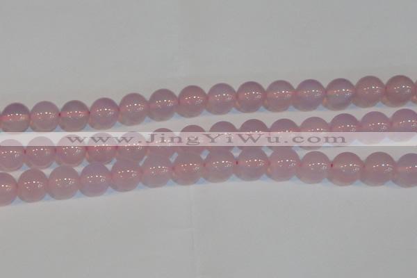 CAG7154 15.5 inches 14mm round pink agate gemstone beads