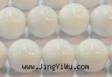 CAG7182 15.5 inches 14mm round white agate gemstone beads