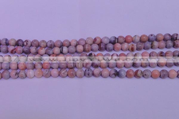 CAG7302 15.5 inches 8mm round red botswana agate gemstone beads