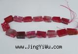 CAG7389 15.5 inches 15*20mm - 18*25mm freeform dragon veins agate beads