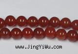 CAG7857 15.5 inches 6mm round red agate beads wholesale