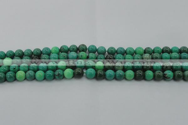 CAG7905 15.5 inches 8mm round grass agate beads wholesale