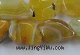 CAG8503 15.5 inches 15*20mm - 18*25mm freeform dragon veins agate beads