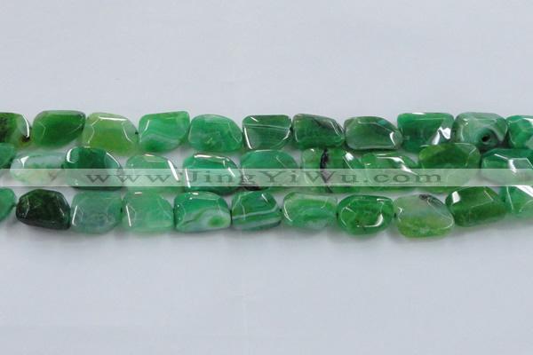 CAG8505 15.5 inches 15*20mm - 18*25mm freeform dragon veins agate beads