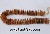 CAG8562 6*22mm - 10*26mm tyre dragon veins agate beads wholesale