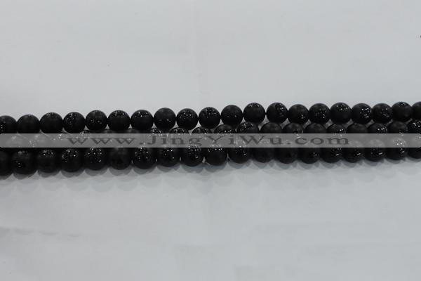 CAG8685 15.5 inches 6mm round matte tibetan agate gemstone beads