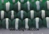 CAG8711 15.5 inches 8mm round matte tibetan agate gemstone beads
