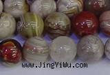 CAG9114 15.5 inches 12mm round Mexican crazy lace agate beads