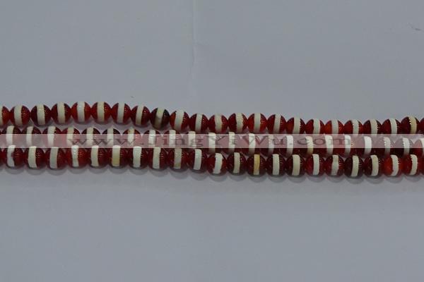 CAG9140 15.5 inches 6mm round tibetan agate beads wholesale
