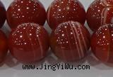 CAG9182 15.5 inches 16mm round line agate beads wholesale