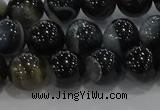 CAG9187 15.5 inches 10mm round line agate beads wholesale