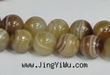 CAG939 16 inches 12mm round madagascar agate gemstone beads