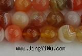 CAG9562 15.5 inches 8mm round red botswana agate gemstone beads