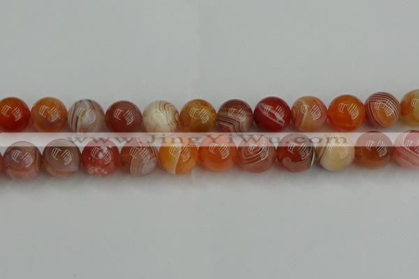CAG9565 15.5 inches 14mm round red botswana agate gemstone beads