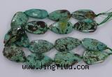 CAG9619 15.5 inches 30*45mm - 35*50mm freeform ocean agate beads