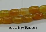 CAG9621 15.5 inches 8*12mm drum dragon veins agate beads wholesale