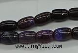 CAG9622 15.5 inches 8*12mm drum dragon veins agate beads wholesale