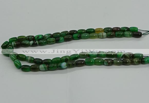 CAG9625 15.5 inches 8*12mm drum dragon veins agate beads wholesale