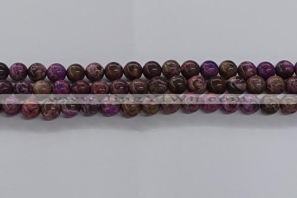 CAG9643 15.5 inches 12mm round ocean agate gemstone beads wholesale