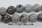 CAG973 15.5 inches 10mm round bamboo leaf agate gemstone beads