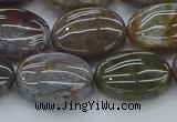 CAG9742 15.5 inches 13*18mm oval Indian agate beads wholesale