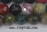 CAG9833 15.5 inches 10mm faceted round Indian agate beads