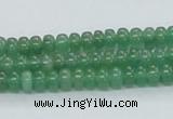 CAJ10 15.5 inches 4*6mm rondelle green aventurine jade beads
