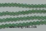 CAJ400 15.5 inches 4mm round green aventurine beads wholesale