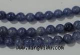 CAJ501 15.5 inches 6mm round blue aventurine beads wholesale