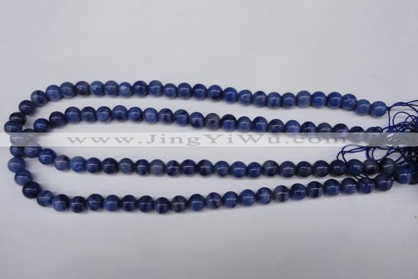 CAJ552 15.5 inches 8mm round blue aventurine beads wholesale