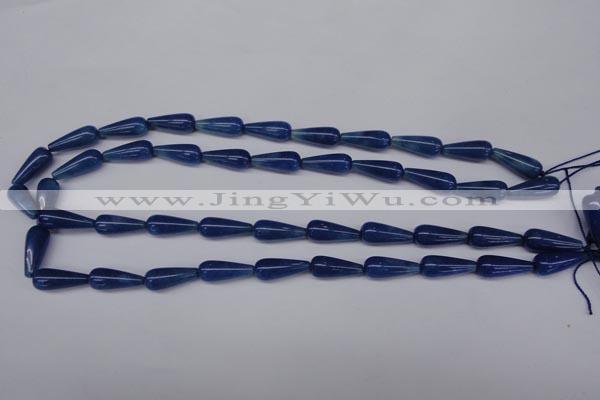 CAJ573 15.5 inches 7*18mm teardrop blue aventurine beads wholesale